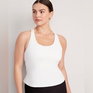 Old Navy PowerSoft Cropped Racerback Tank Top